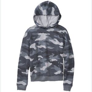 Victoria's Secret Pink Pullover Sweatshirt Hoodie Color Gray Camo